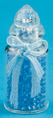 Dollhouse Miniature Bubble Bath Beads - Blue